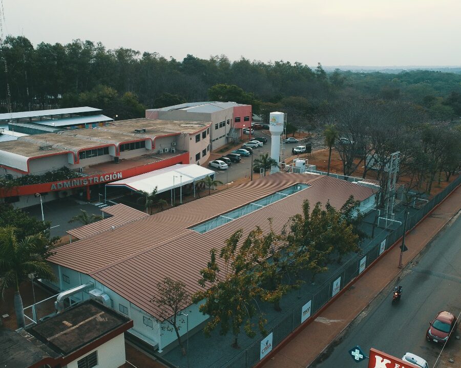 Pabellón de contingencias del Hospital Acosta Ñu